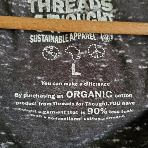 Organic Cotton Grey Tee Shirt - Picture 4 of 6